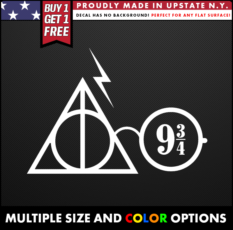 harry potter glasses vinyl decal made from oracal long lasting outdoor vinyl