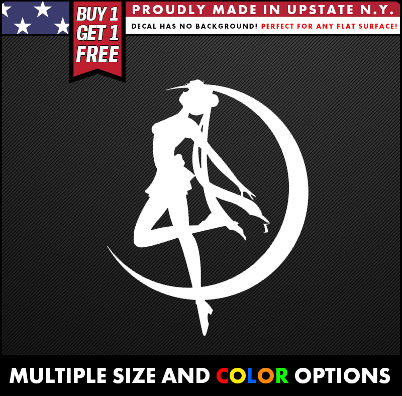 Sailor Moon Serena anime vinyl decal made from oracal long lasting outdoor vinyl
