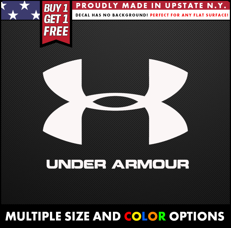 UNDER ARMOUR LOGO STICKER VINYL DECALS