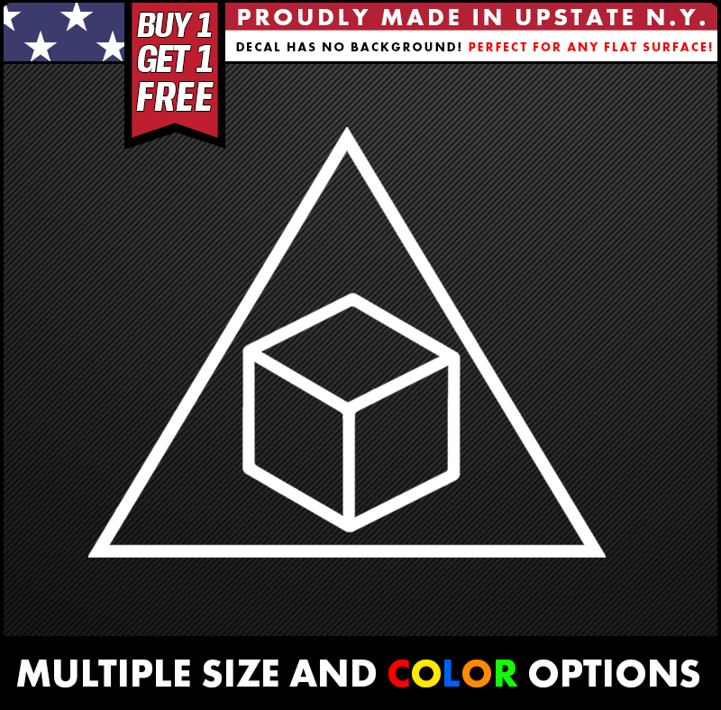 COMMUNITY TV SERIES DELTA CUBES AHBEDS FRATERNITY vinyl decal made from oracal long lasting outdoor vinyl