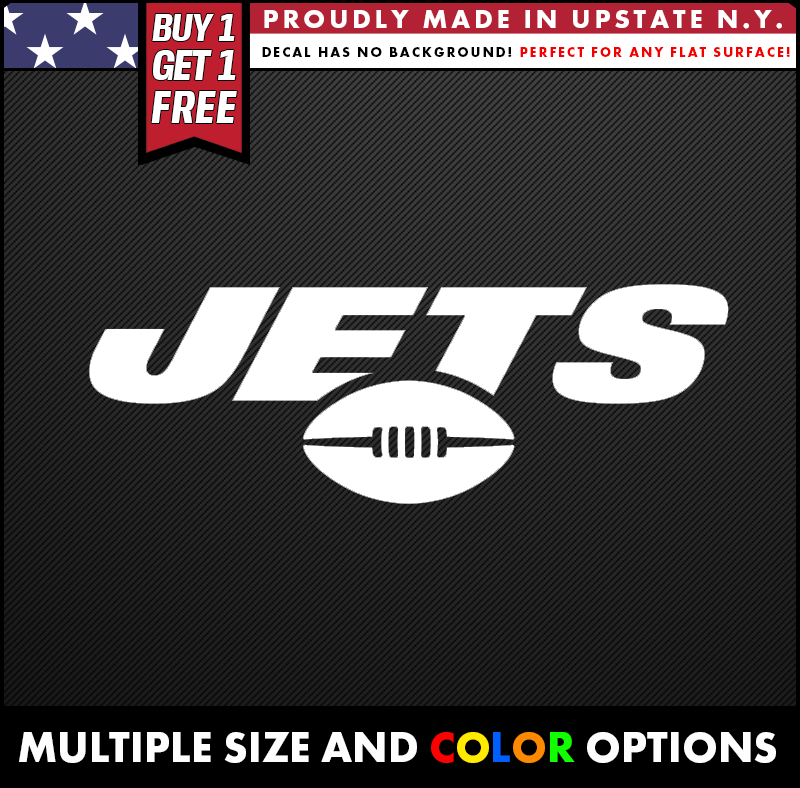 new your jets sticker nfl logo vinyl decal