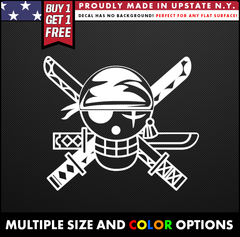 one piece sword anime vinyl decal made from oracal long lasting outdoor vinyl