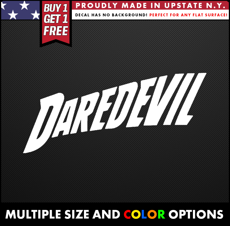 daredevil logo V2 marvel dc superheroes vinyl decal sticker