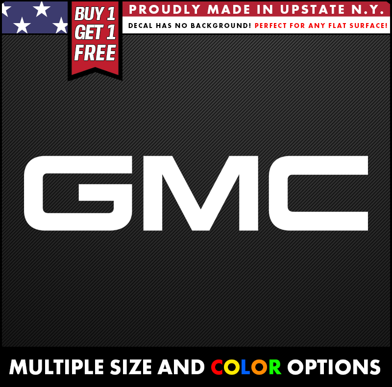 gmc modern logo automobile stickers and vinyl decals