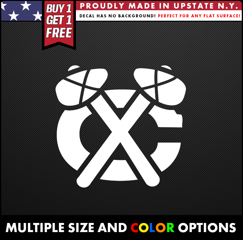 vinyl decals and stickers from nhl hockey teams chicago blackhawks v2